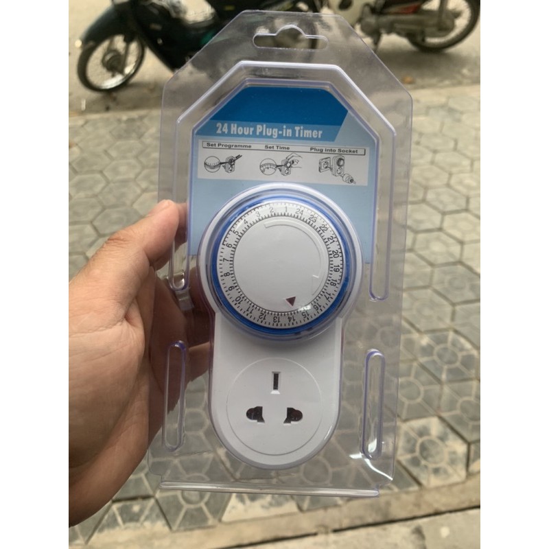 Bộ hẹn giờ cơ Plug-in Timer dành cho bể cá cảnh, vườn aqua