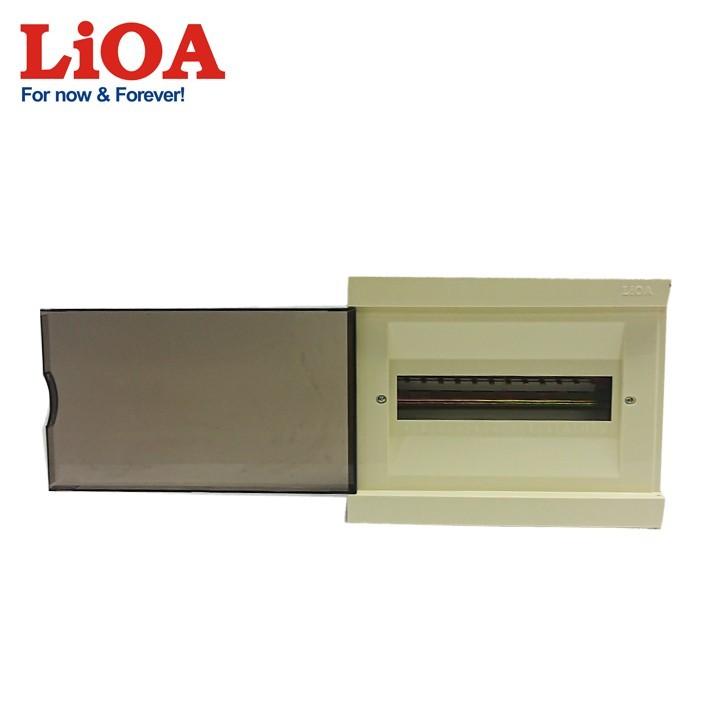 Tủ điện LiOA - Đế kim loại dùng cho chứa 8-12 Aptomat MCB, MCCB, RCBO