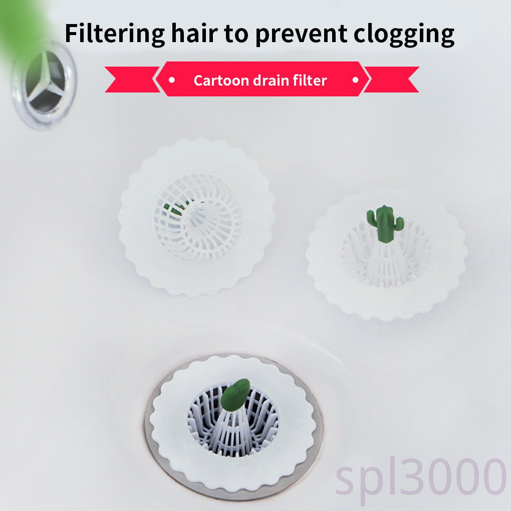 Dụng cụ lọc gắn cống thoát bằng nhựa thiết kế 5 kiểu tiện dụng cho phòng tắm và phòng bếp