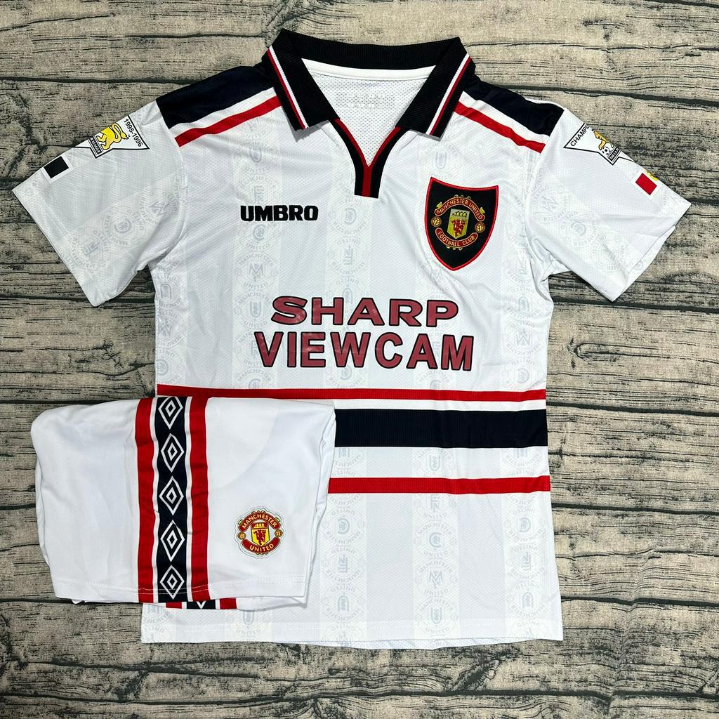 ÁO QUẦN BÓNG ĐÁ CLB MANCHESTER UNITED-BAN 1999 QUẦN CÓ TÚI-VẢI GAI THÁI CAO CẤP
