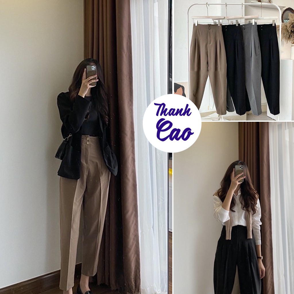 Quần baggy cạp liền 2khuy_TLO001
