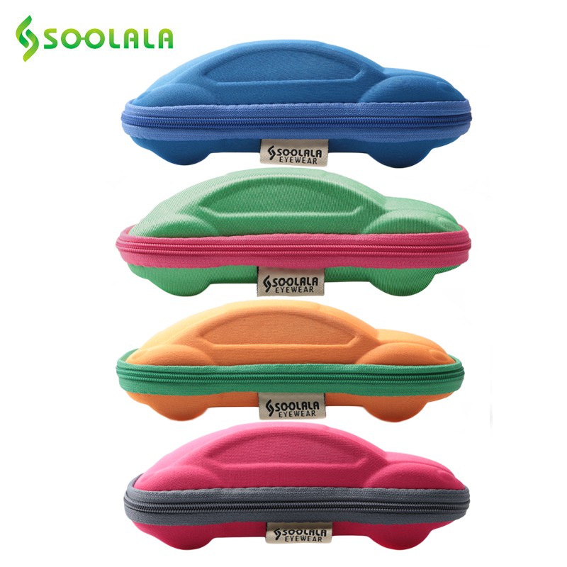 Hộp đựng mắt kính SOOLALA hình xe hơi thời trang cho bé