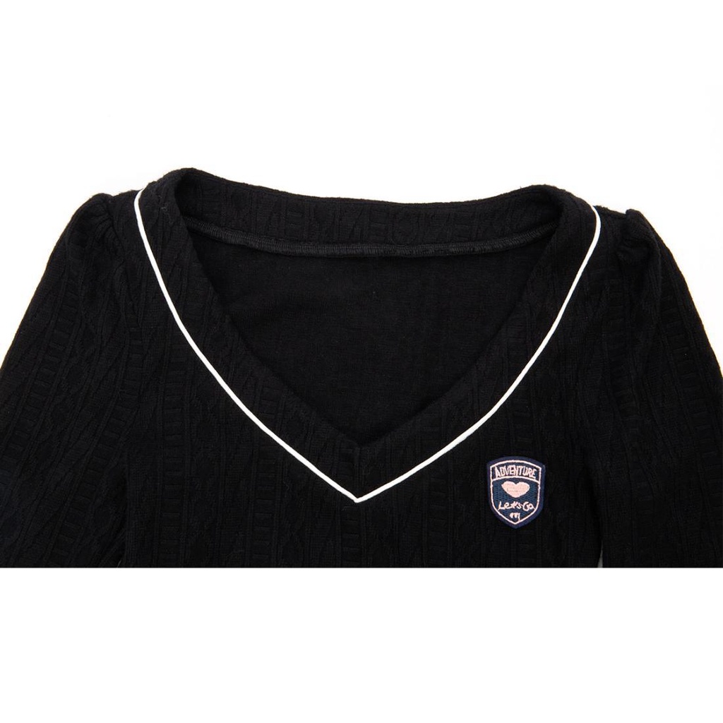 Áo Sweater Dệt Kim Tay Dài Thời Trang Thu Đông Dành Cho Nữ