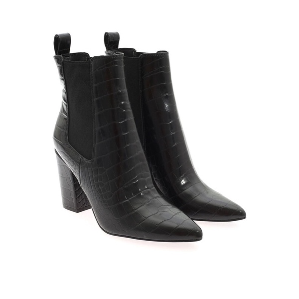 Ankle boots da cao cổ vân cá sấu Steve M