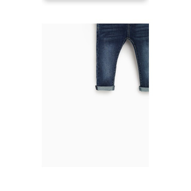 Quần bò mài Zara bé trai