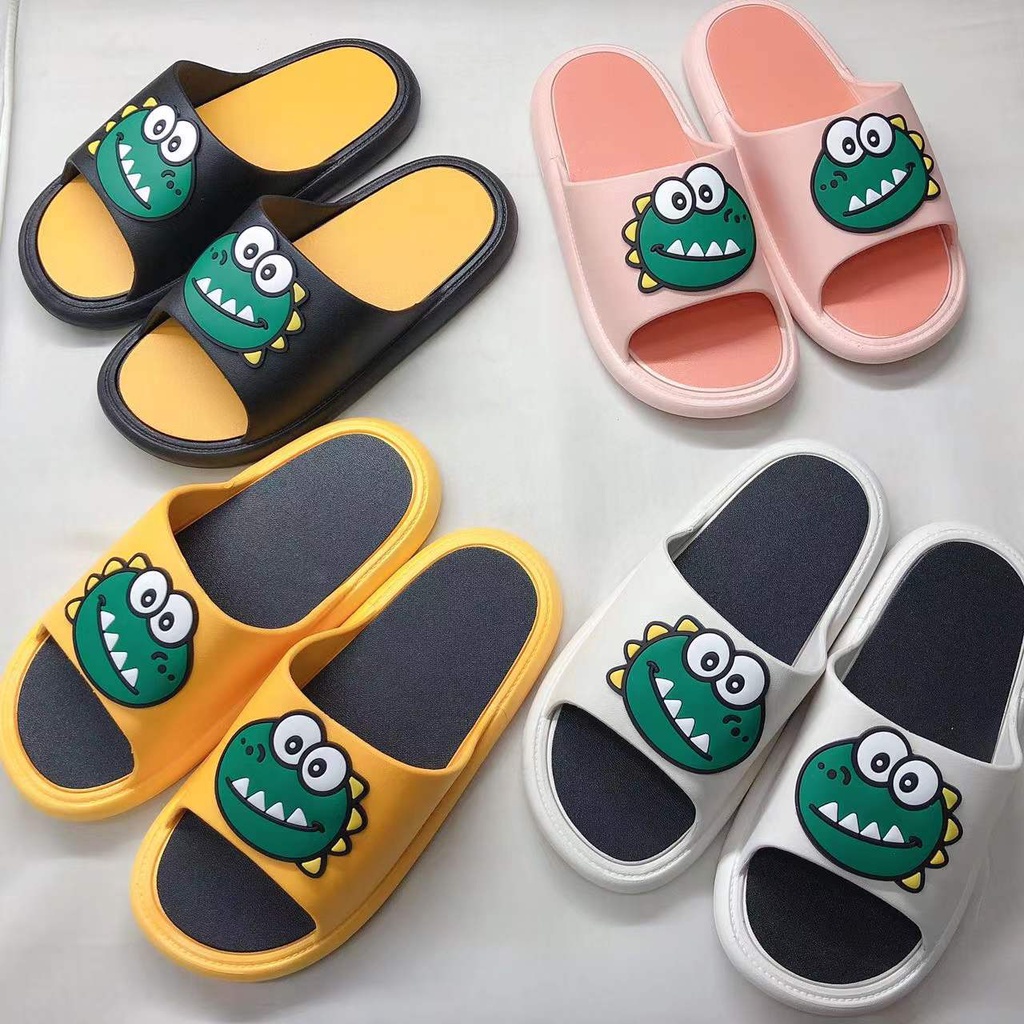 Dép quai ngang unisex Khủng Long dion siêu hot phong cách thời trang ulzzang đi siêu êm chân chống trơn trượt tốt TH-84