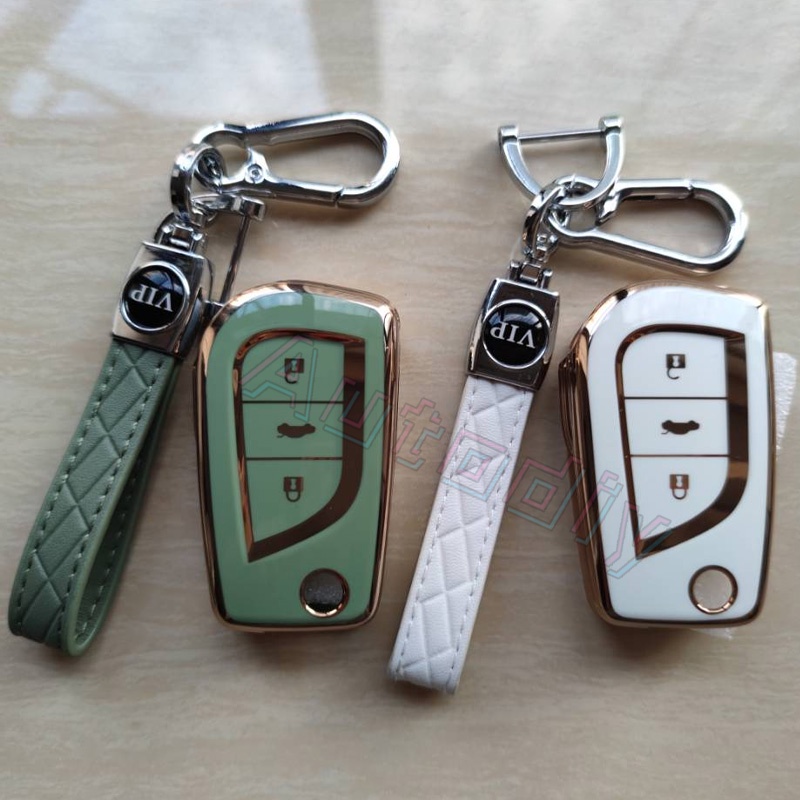 Vỏ Bọc Chìa Khóa Điều Khiển Từ Xa Bằng TPU Mềm Cho Toyota Yaris Hilux Corolla Camry Chr Rav4 Avensis Verso Auris Aygo Vellfire Revo Aevo