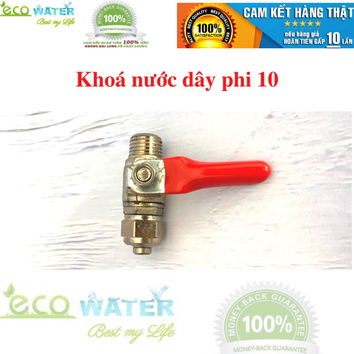 Khoá chia nước máy lọc nước phi 10 - Ecok001