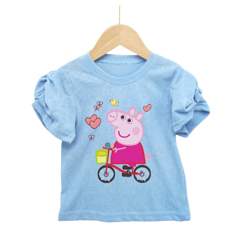 Áo Thun Cotton Thoáng Khí In Hoạt Hình Ngựa Pony Đáng Yêu Thời Trang Dành Cho Bé Gái