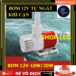 Máy bơm chìm bể cá 12V-10W/20W - máy bơm chìm không chổi than - Bơm hồ nước mặn, hồ thủy sinh