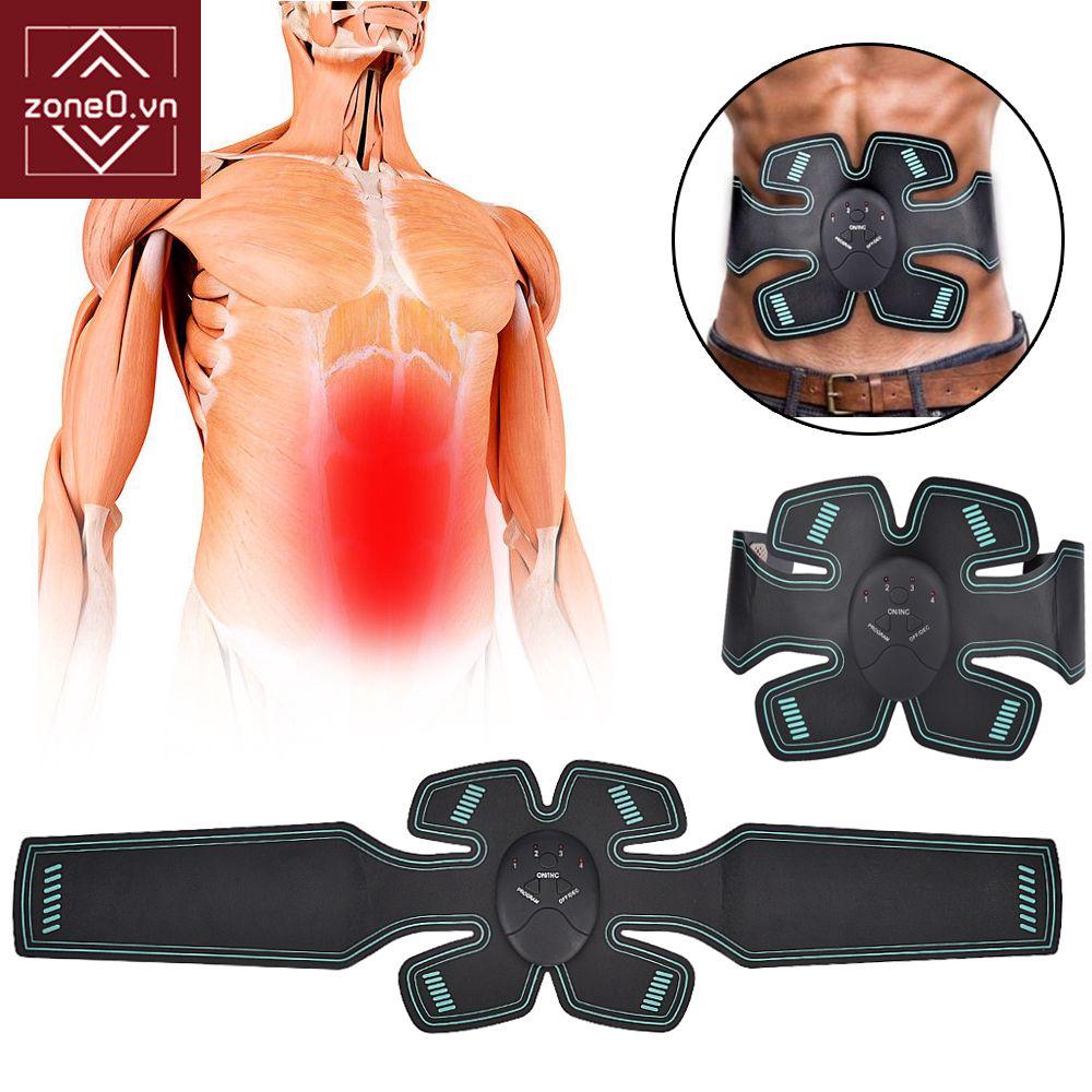 Miếng đệm dán tập cơ bụng và tay chân kèm bộ điều khiển từ xa