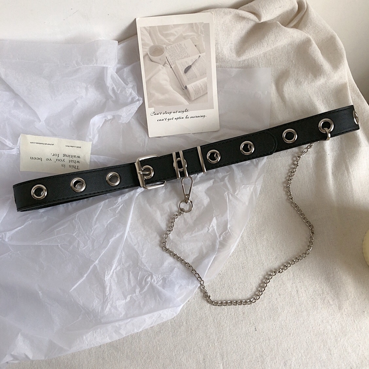 Thắt lưng phối ví dây xích phong cách cá tính cho nữ 22580