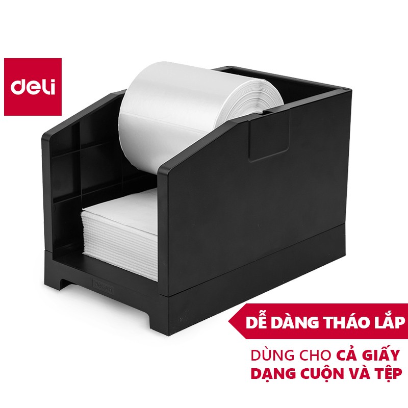 [Mã LIFEDL44 giảm 50K đơn 99K] Hộp đựng đơn cho máy in DL-770D- Deli màu đen - 1 hộp - 15208