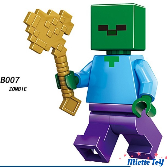 MIE Lego Minifigures Building Blocks Toys for Kids  Minecraft Iron puppet