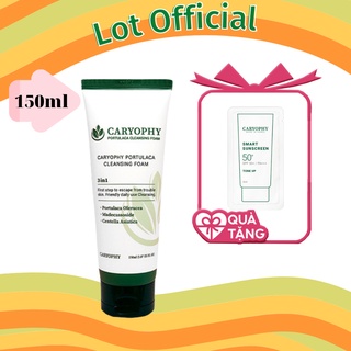 Sữa rửa mặt cho bà bầu cho da dầu mụn da khô da nhạy cảm Hàn Quốc chính hãng Caryophy 150ml