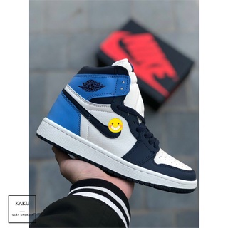 Giày sneaker 💞fullbox💞 giày thể thao jd1 xanh tím than cổ cao nam nữ