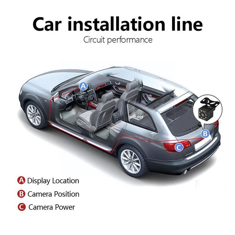 170° Camera PhíA Sau Xe TầM NhìN Ban Đêm HD 12LED | BigBuy360 - bigbuy360.vn