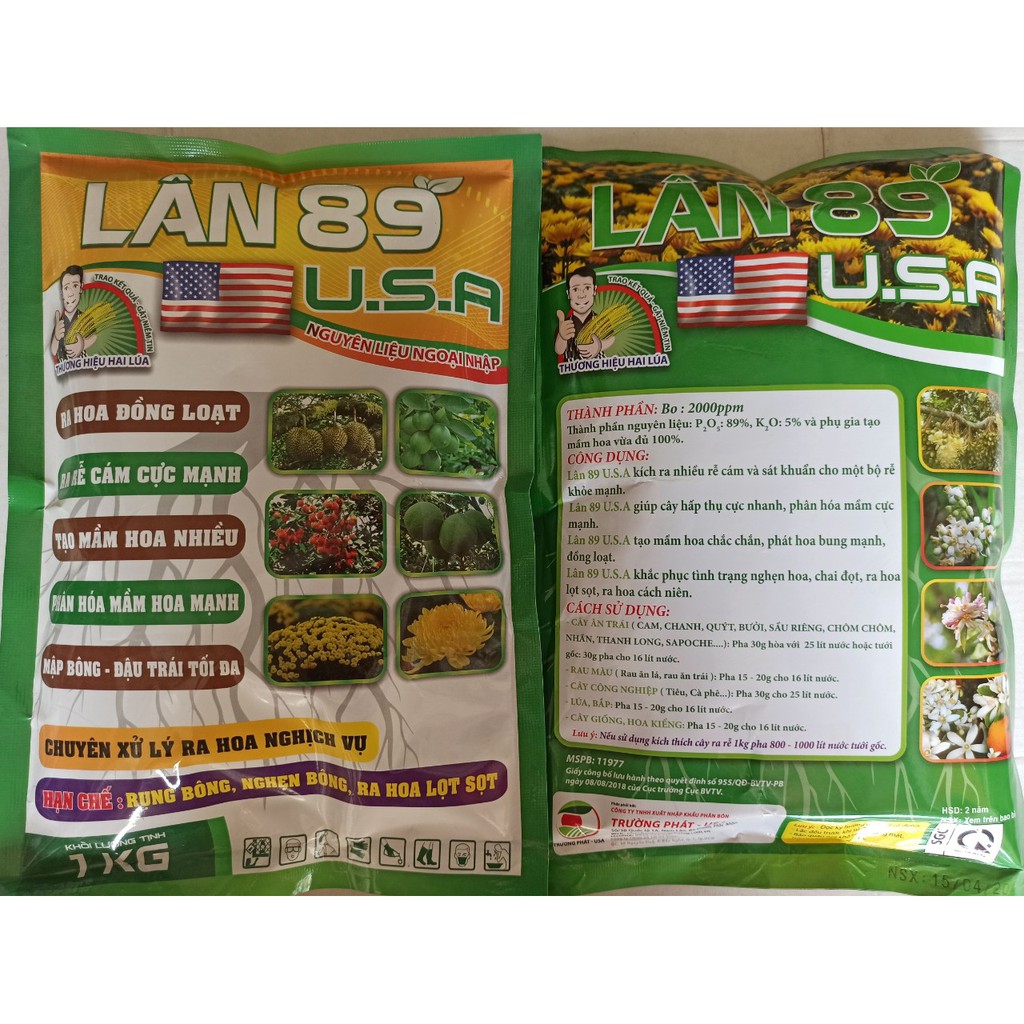 LÂN 89 USA - CHUYÊN XỬ LÝ RA HOA NGHỊCH VỤ - Gói 1Kg