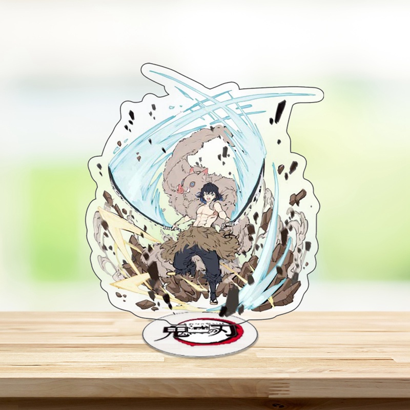 Mô Hình Nhân Vật Kimetsu No Yaiba Có Giá Đỡ Bằng Nhựa Acrylic Để Bàn Trang Trí