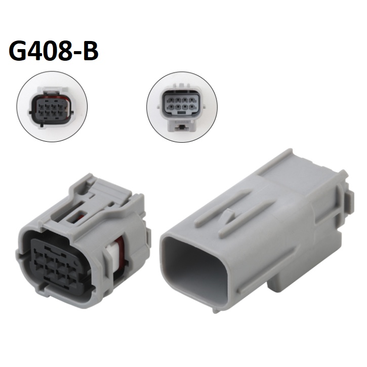 G408-Giắc cắm radar đảo chiều / cản trước / cản sau Đầu cắm kết nối Toyo 8 lỗ 0.6mm