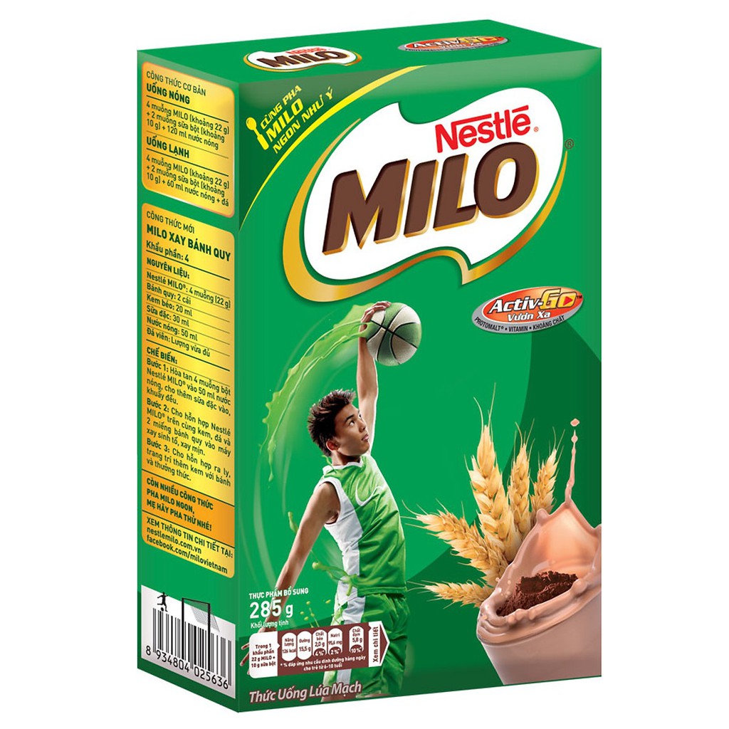 Thức Uống MILO Hộp 285g