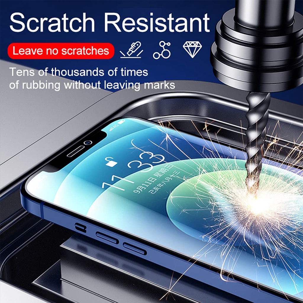 Set 2 Phim Dán Bảo Vệ Màn Hình Điện Thoại iphone 13 13mini 13pro max 12 11 pro xs max mini xr x 6 6s 7 8 plus se Kính