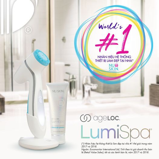 MÁY RỬA MẶT NÂNG CƠ XÓA NHĂN LUMISPA