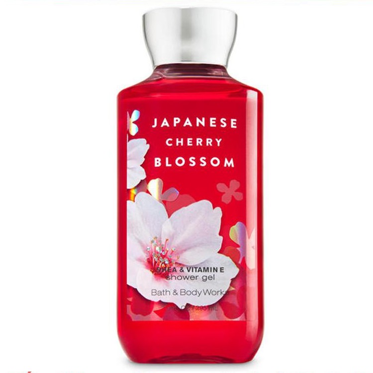 Sữa Tắm Hương Hoa Anh Đào Bath & Body Works Japanese Cherry Blossom Shea & Vitamin E 295ML