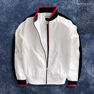 ÁO KHOÁC DÙ NAM CỔ TRỤ [NÚT BẤM] - ÁO JACKET NAM CAO CẤP VIỀN TAY TCS-Q045