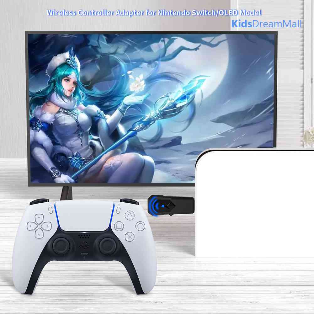 Đầu Nối Tay Cầm Điều Khiển Chơi Game PS5 PS4 PS3 OLED PC Màu Đen