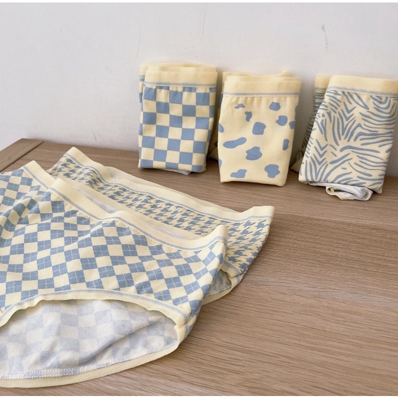 Quần lót nữ cotton kháng khuẩn hoạ tiết dễ thương QL002