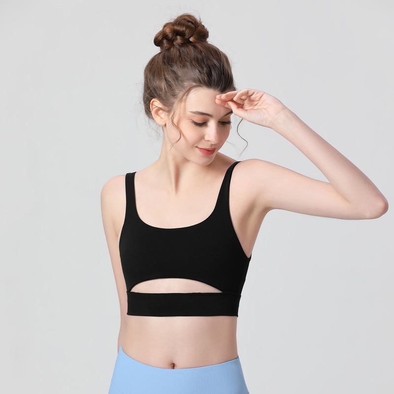 Lululemon    Áo Lót Thể Thao yoga Chống Sốc Khoét Lưng Đẹp Quyến Rũ 9602