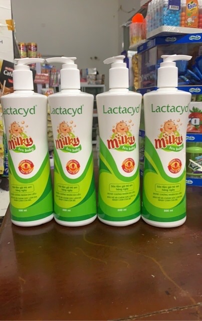 Sữa tắm gội Lactacyd milky 500ml