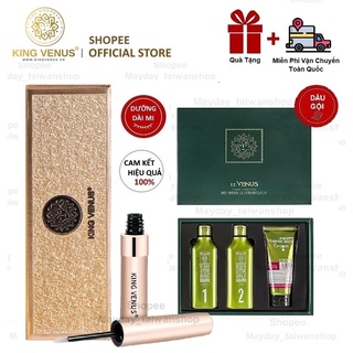 Combo Dưỡng Mi KING VENUS ® và Bộ Dầu Gội Dầu Xả Chăm Sóc Phục Hồi Tóc Đa Tầng Kích Mọc Tóc Mới zzVENUS