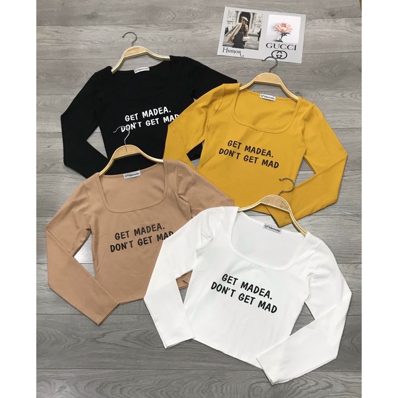 Áo thu đông croptop cotton bozip co dãn [HOT NHẤT] chất siêu xịn
