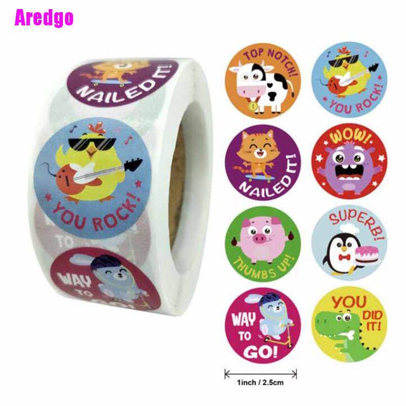 Set 500 Sticker Dán Trang Trí Nhiều Màu Sắc