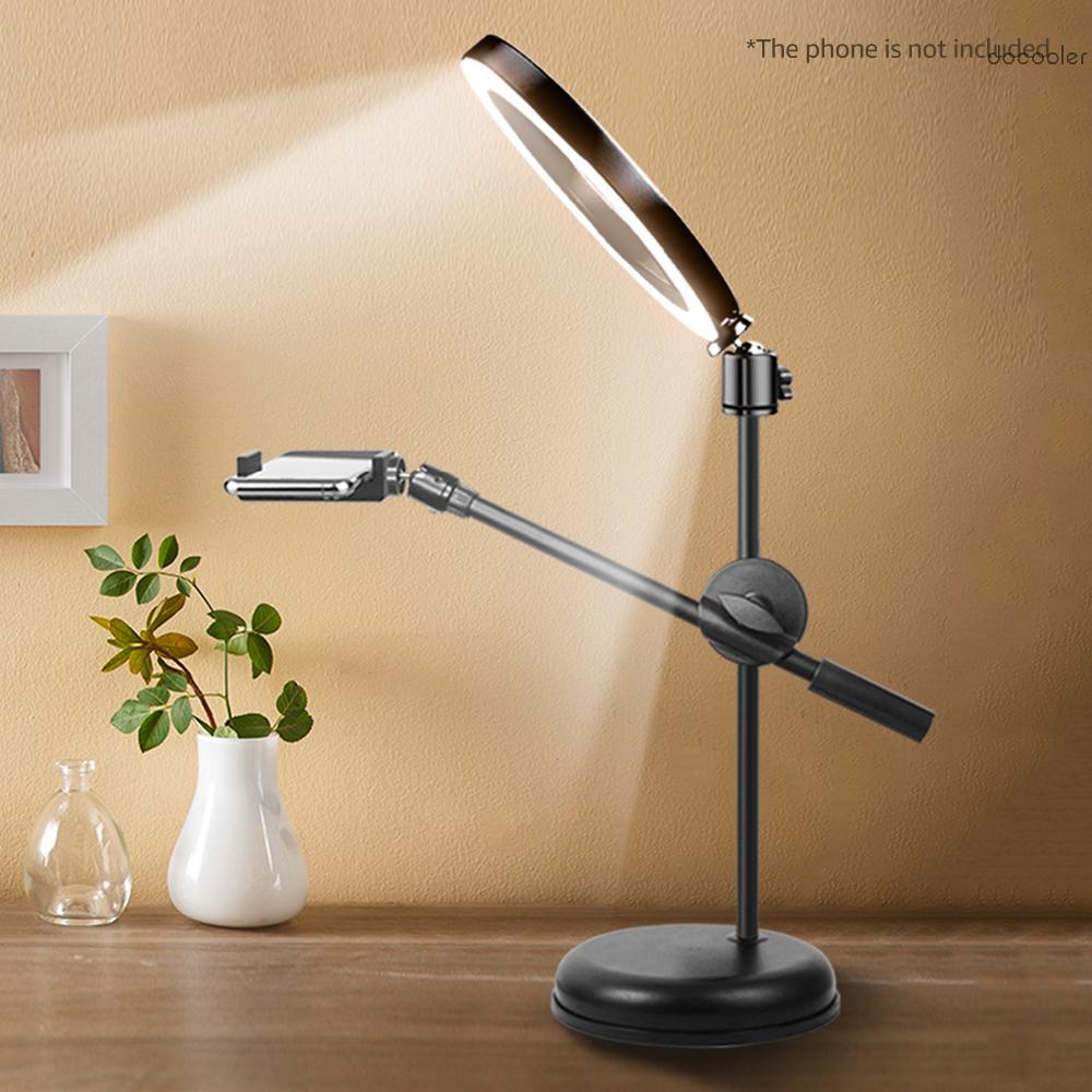 Vòng Đèn 10n / 26cm 3200k Đến 5800k Có Thể Điều Chỉnh Độ Sáng Kèm Giá Đỡ Điện Thoại | BigBuy360 - bigbuy360.vn