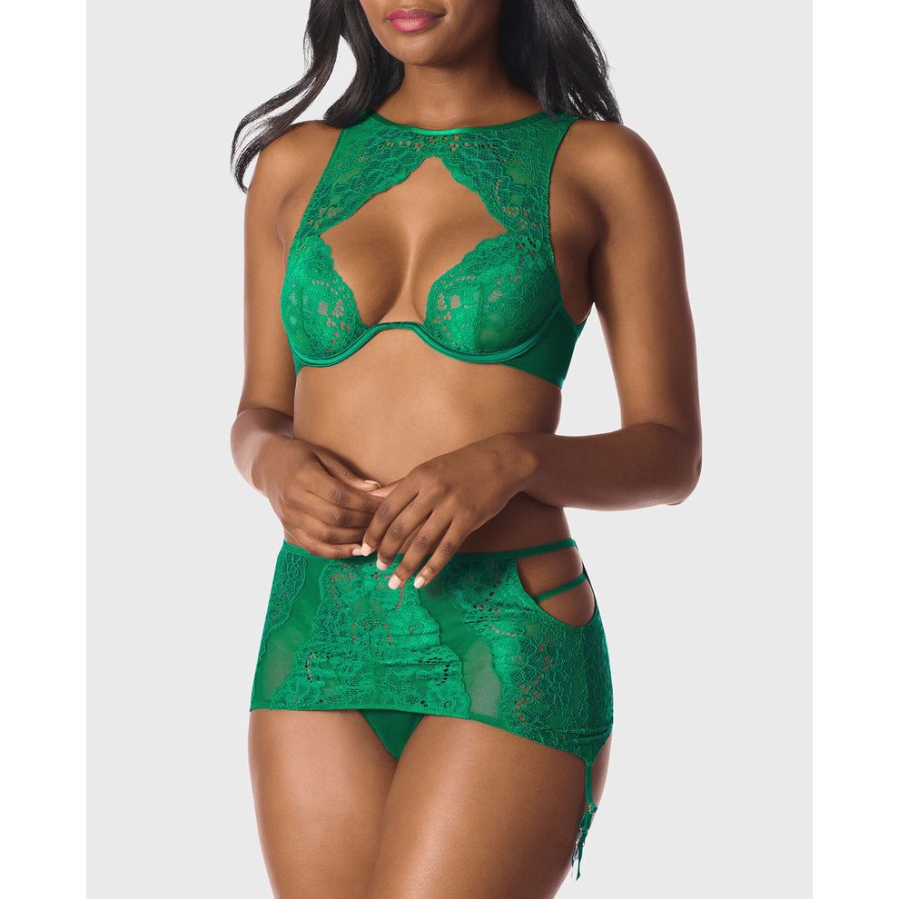 Bộ Áo Ngực Không Mút Ren Sexy Lasenza Chính Hãng 11158009_48K0