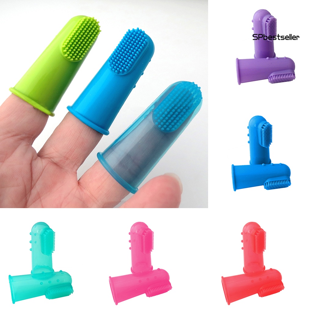 Bàn Chải Silicon Mềm Chăm Sóc Răng Miệng Cho Thú Cưng