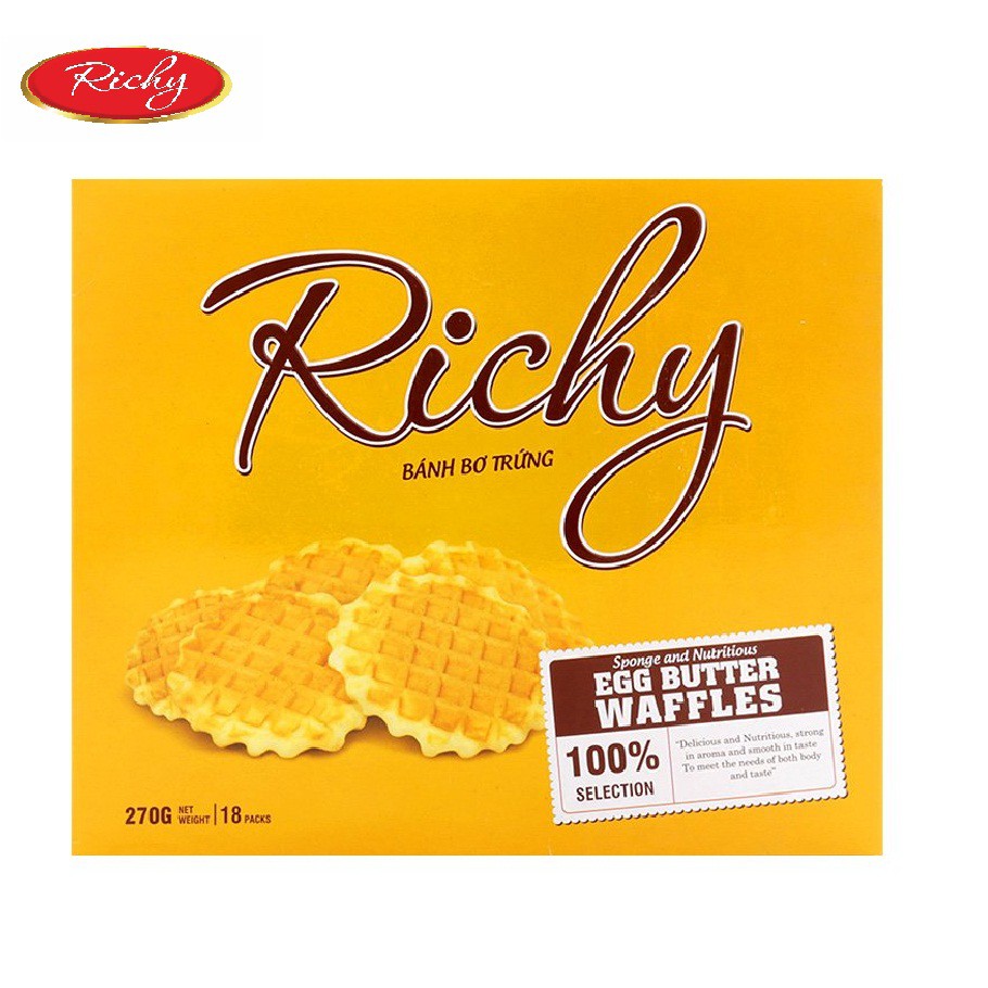 Bánh Richy bơ trứng hộp 270g