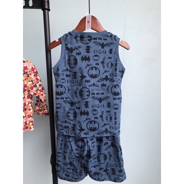 Bộ quần áo ba lỗ DT cho bé trai 2-8 tuổi  Sét cộc tay bé trai cao cấp xuất dư 0721