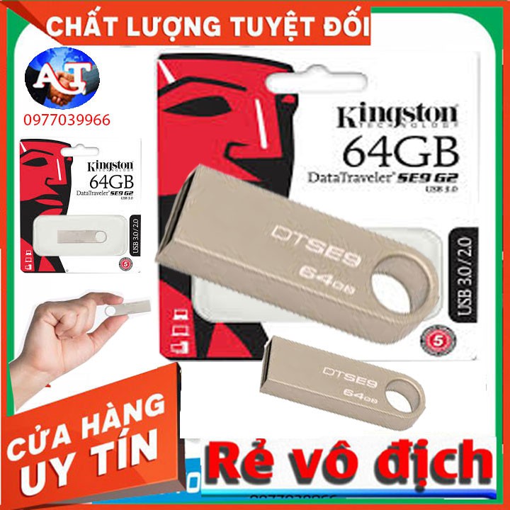 USB Kingston  64GB 32GB 16GB  8GB 2GB DataTraveler SE9