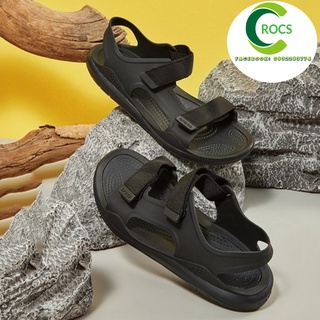 Giày sandal nhựa chống hôi chân -Croslite-Swiftwater-expedition cho nam màu đen