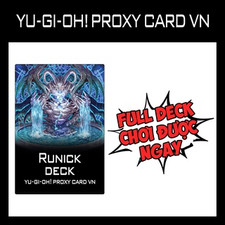 Bài yugioh - runick deck - bài in 1 mặt