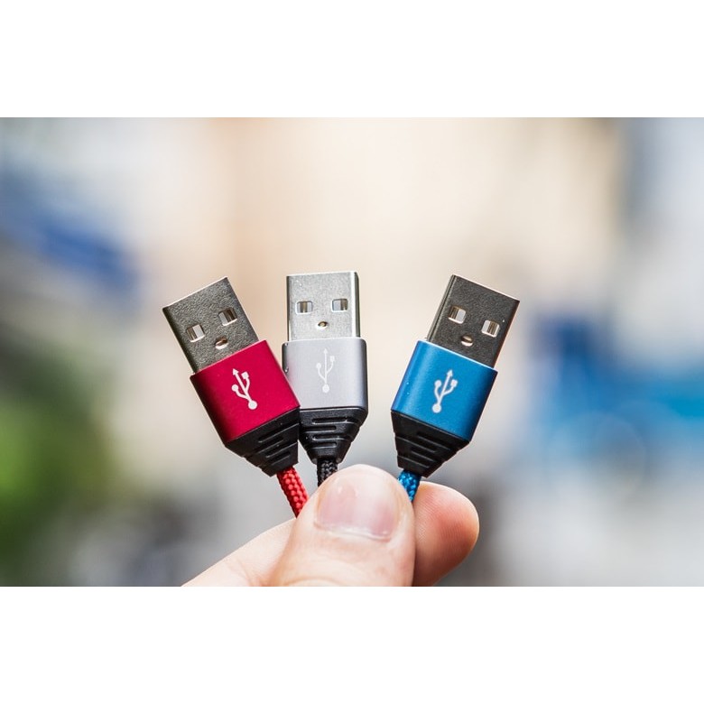 Cáp Sạc Rock M5 MICRO USB Cho Android Dây Dù 1M - BH 1 Năm Chính Hãng (MÀU SẮC NGẪU NHIÊN) - Hưng Long PC
