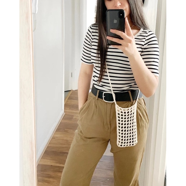 Túi móc len handmade đựng điện thoại