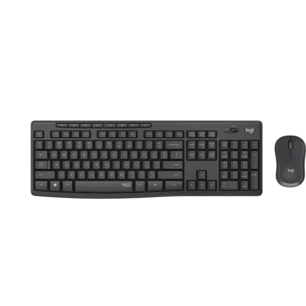 Bàn phím + Chuột không dây Logitech MK295 Silent (Đen) - Bảo hành 12 tháng