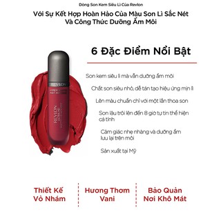 Son Kem Siêu Lì Revlon Ultra HD Lip Mousse 5.9ml