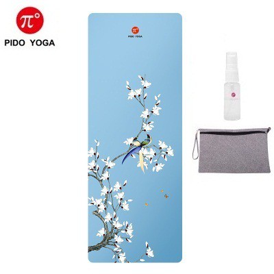 Thảm Yoga du lịch Cao Cấp Pido 1,5mm Chống trơn trượt - Tặng kèm túi đựng xếp vuông