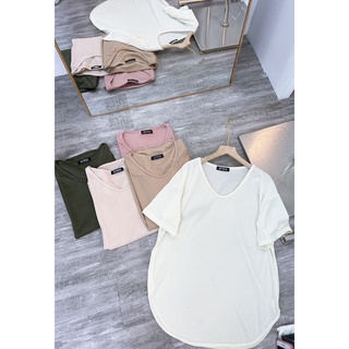 Áo pull cổ tim đuôi tôm (4377)